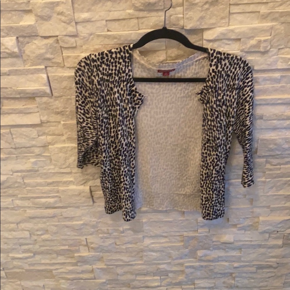 Leopard cardigan